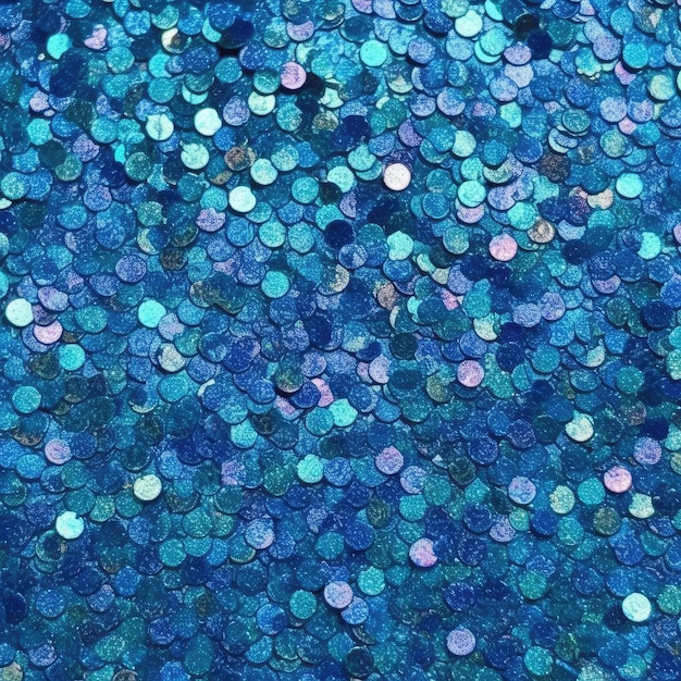 Blauwe glittertextuur