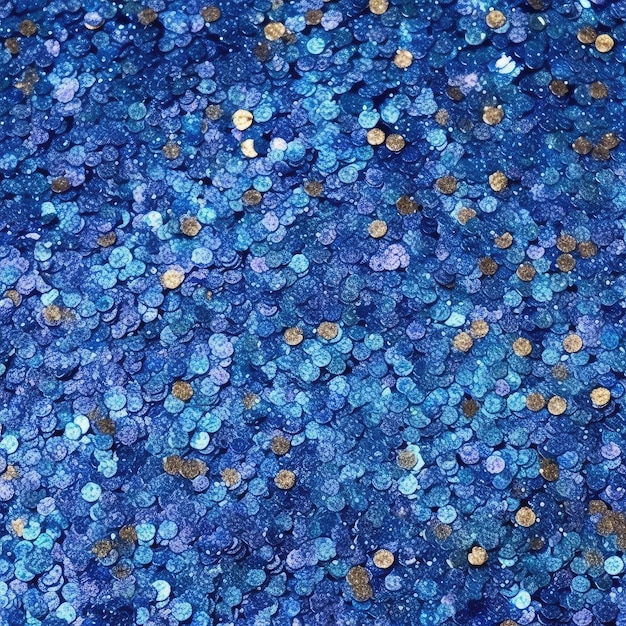 Blauwe glittertextuur