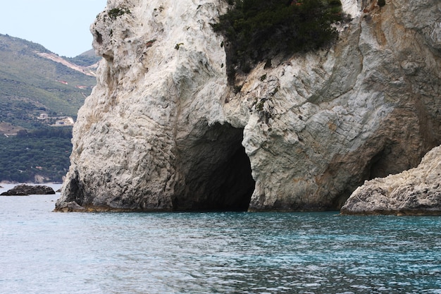 Blauwe grotten op het eiland Zakynthos - Griekenland, reisfoto