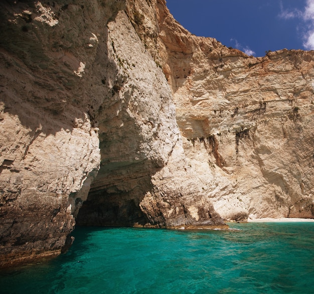 Blauwe grotten op het eiland Zakynthos - Griekenland