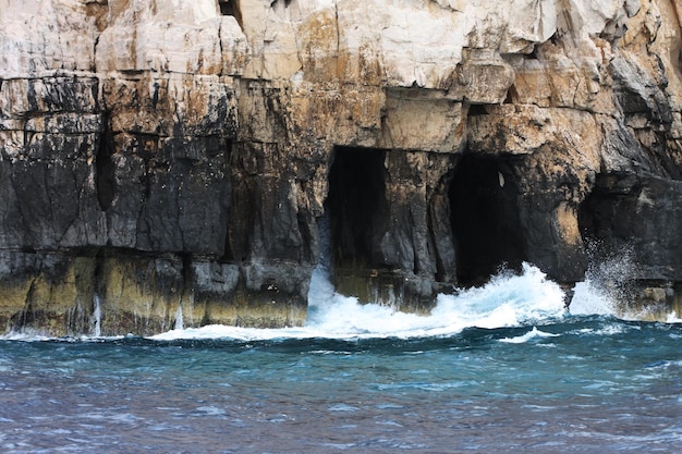 Blauwe grotten op het eiland Zakynthos