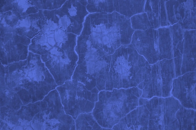 Blauwe grunge betonnen muur abstracte achtergrond