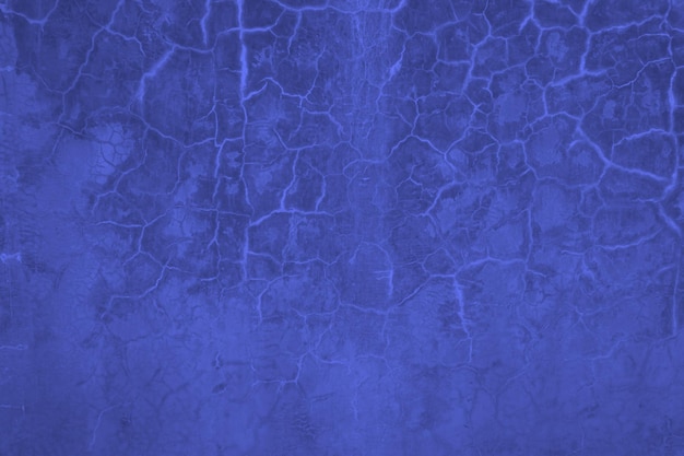 Blauwe grunge betonnen muur abstracte achtergrond