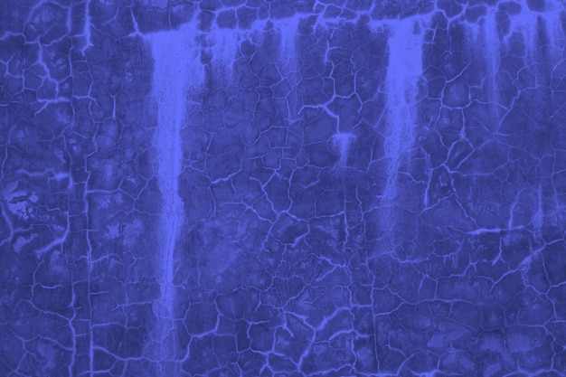 Blauwe grunge betonnen muur abstracte achtergrond