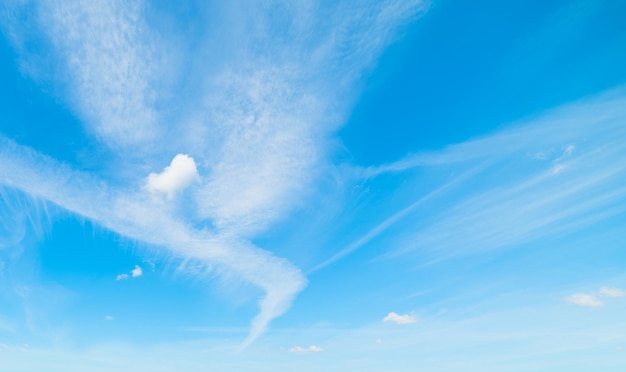 Blauwe hemel met wolken