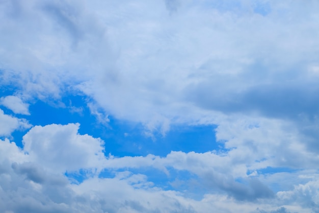 Blauwe hemel met wolken