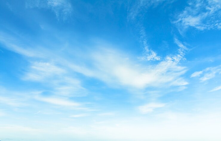 Foto blauwe hemel