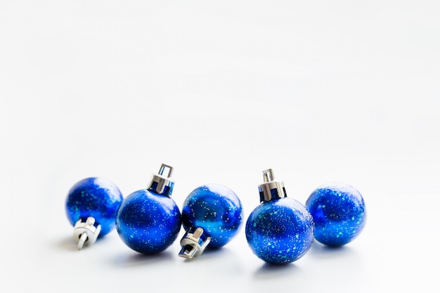 Blauwe kerstballen voor kerstboom