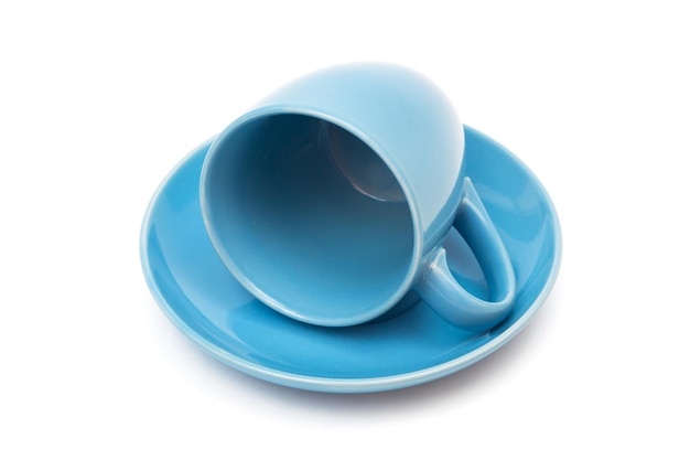 blauwe kopje koffie