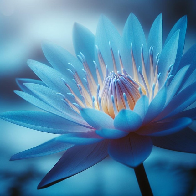 Foto blauwe lotus