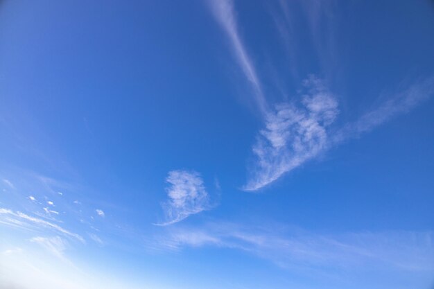 blauwe lucht met wolken