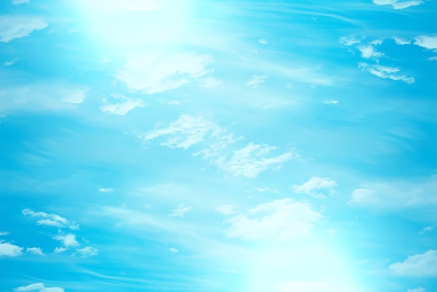 blauwe lucht wolken achtergrond abstract skyline landschap natuur paradijs lucht