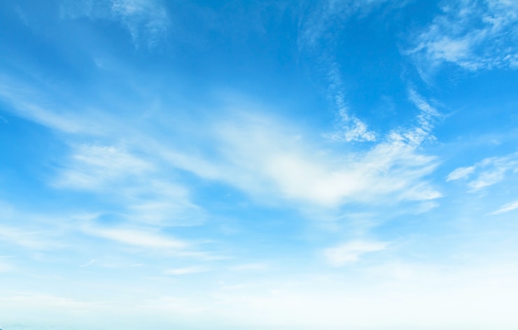 Foto blauwe lucht