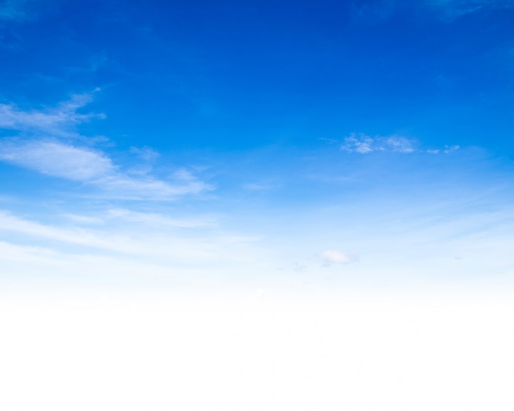 Blauwe lucht