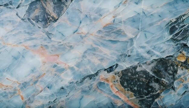 Foto blauwe marmeren textuur achtergrond abstracte marmeren textuur voor ontwerp generatief ai
