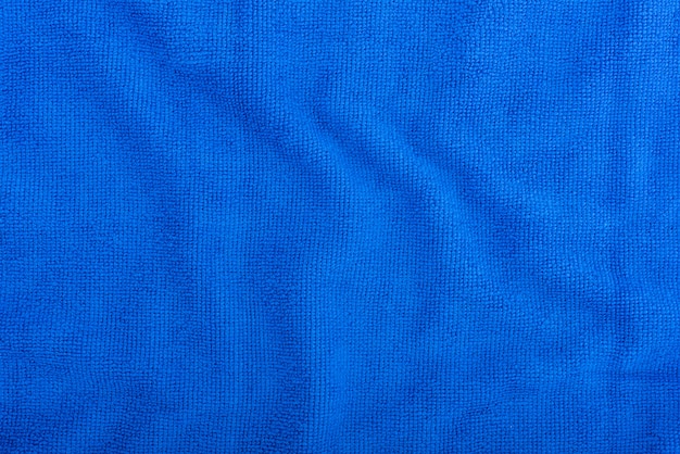 Blauwe microfiber doek achtergrond