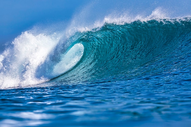 Blauwe oceaangolf, Bali, Indonesië