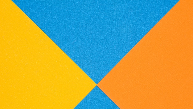 Blauwe, oranje en gele document textuur voor achtergrond