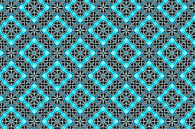 Blauwe patroon