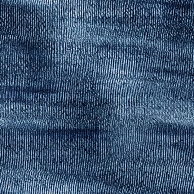 Blauwe spijkerbroek met een patroon van lijnen op de stof