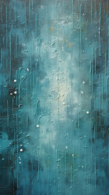 blauwe witte stippen sterrenregen licht grijs gouden druppelende teer rijke textuur regendruppels jonge stralen
