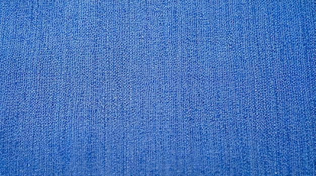 blauwe zijden stof achtergrond Abstracte textuur blauwe stof doek polyester textuur en textiel