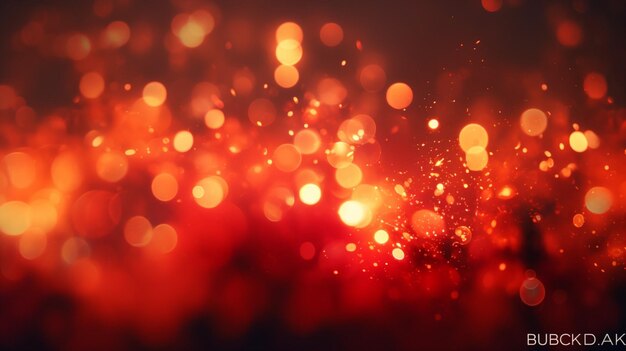 Photo blazing bokeh background