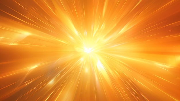 Blazing orange sunburst background