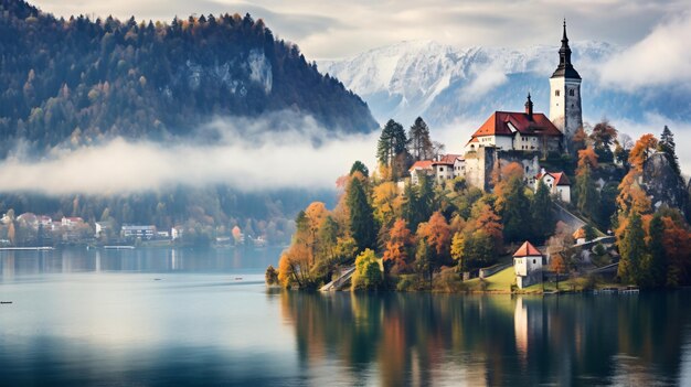 Bled castle country