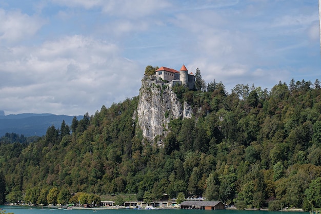 Bled castle on lake carniola