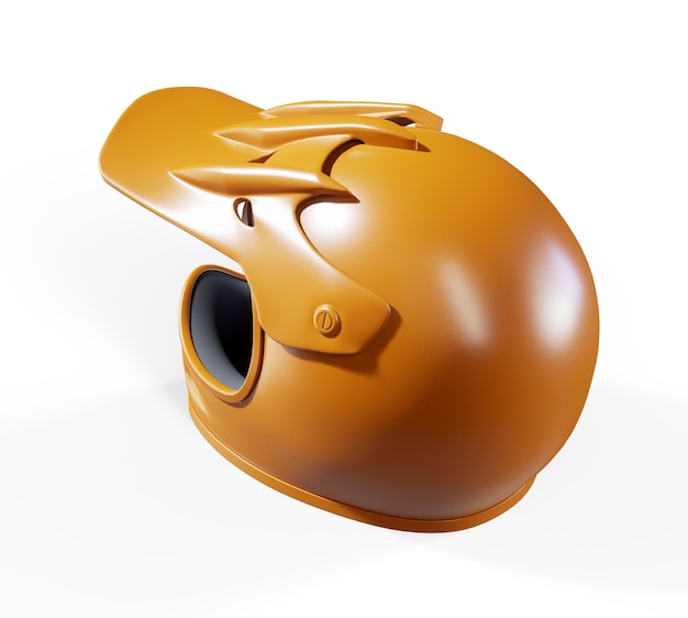 Bleke blauwe helm 3d illustratie 3d render