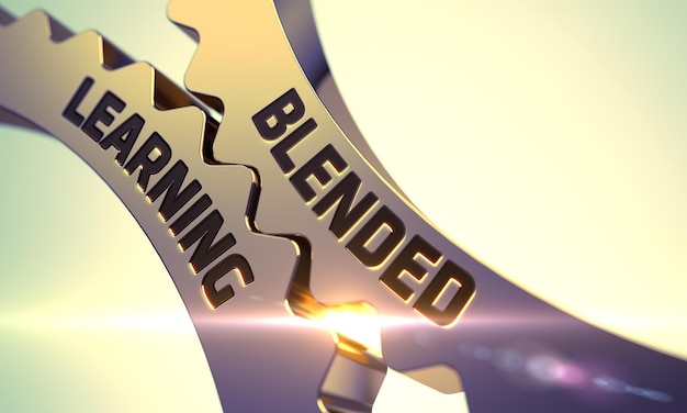 Blended learning op de gouden metalen tandwielen