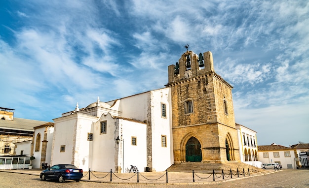 The Blessed Virgin Mary Cathedral of Faro in Algarve, Portugal