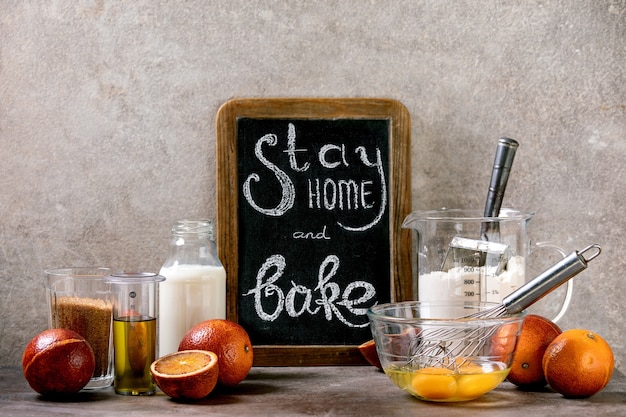 Blijf thuis en bak