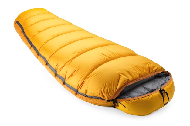 Blijf warm en gezellig tijdens je volgende kampeertrip met deze premium slaapzak Ontworpen voor maximaal comfort en isolatie, het is de perfecte keuze AI generatief