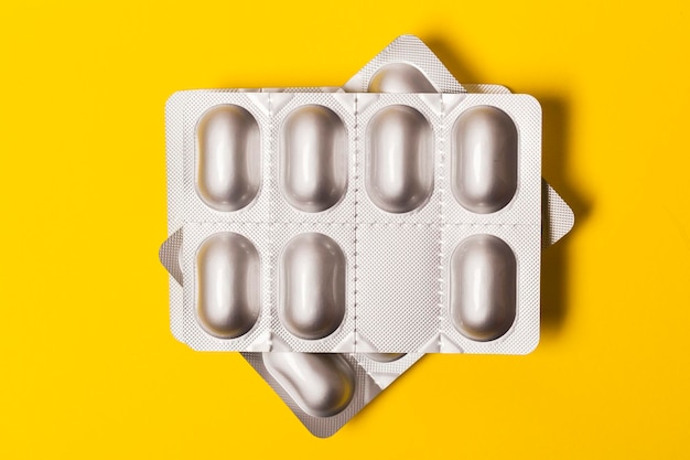 Blister drug pack of medical tablets