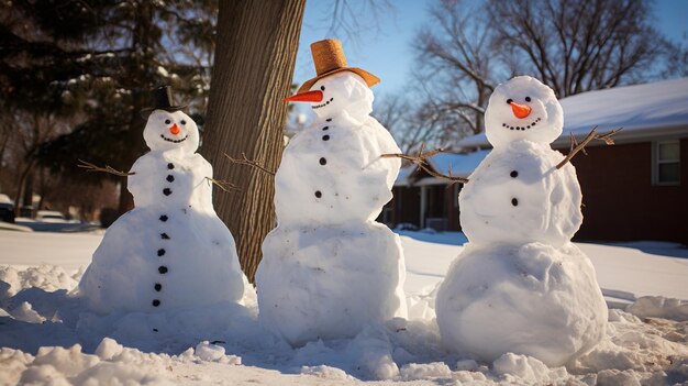 Photo blizzard showdown the epic clash of frosty titans unleashes a winter war in the neighborhood