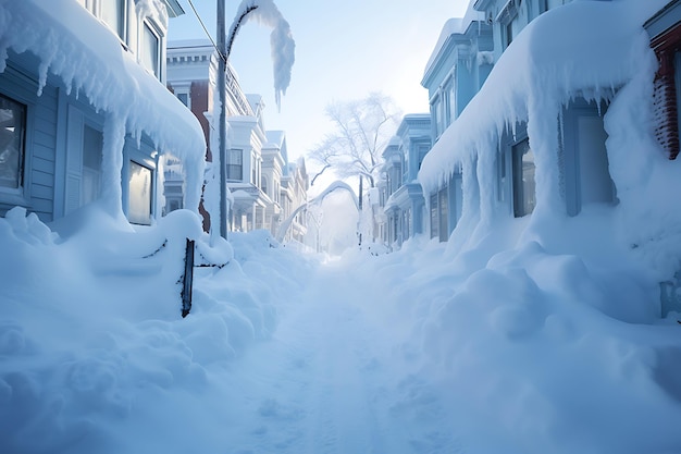 雪嵐 凍った交響曲 雪嵐の写真