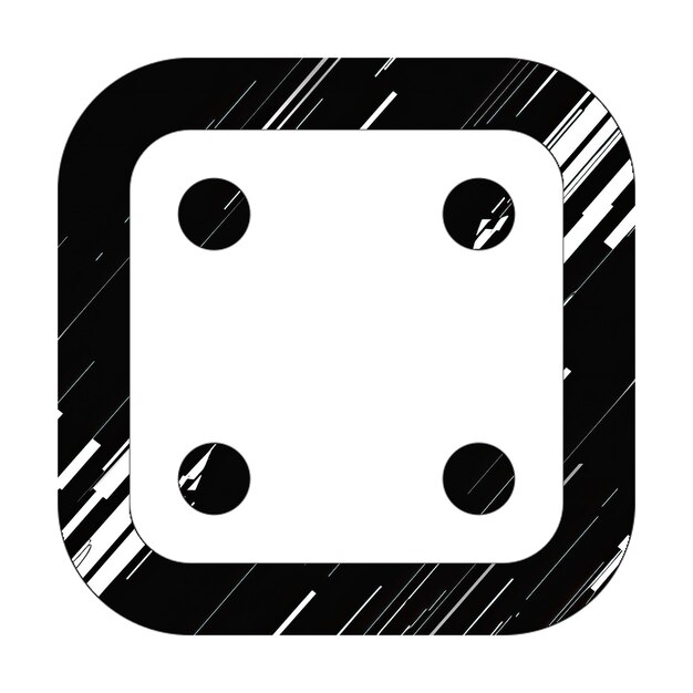 block icon black and white diagonal texture