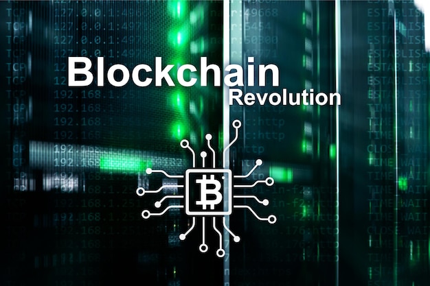 Blockchain revolution innovation technology in modern business