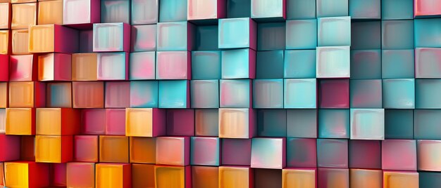 blocks that are standing together Abstract texture wall with colorful squares and rectangles