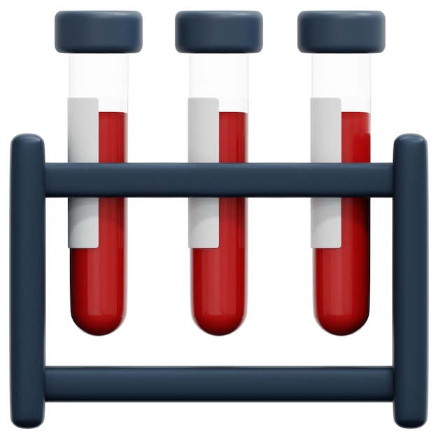 bloed 3d render pictogram illustratie