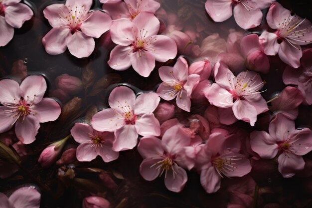 Bloeiende pracht Betoverende roze bloemen in een verhouding van 32 aspecten
