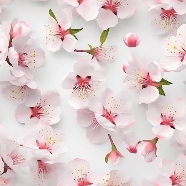 Bloeiende sakura naadloze patroon