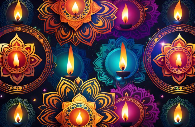 bloeiende vakantie Diwali achtergrondfoto voor reclame