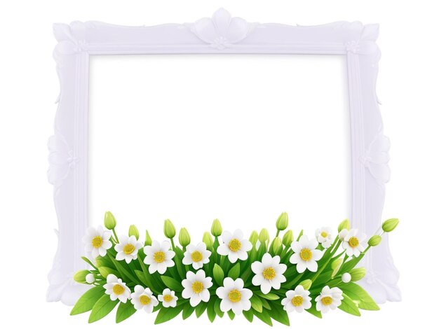 Foto bloem frame