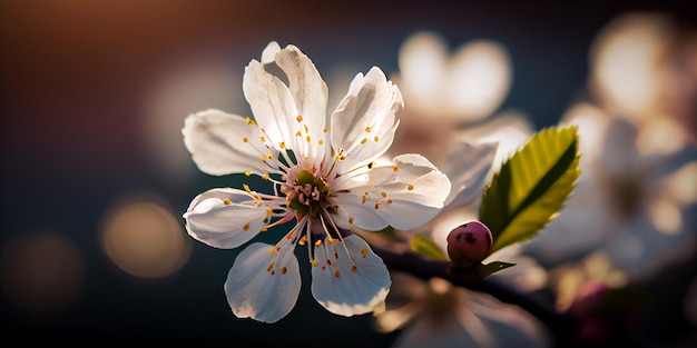 Bloem in de zon Generatieve AI