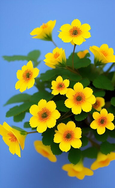 Foto bloem van cochlospermum regium