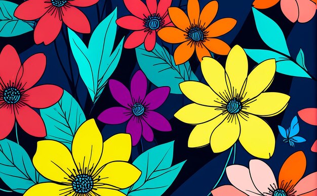 bloemen abstracte achtergrond kleur achtergrond bloem