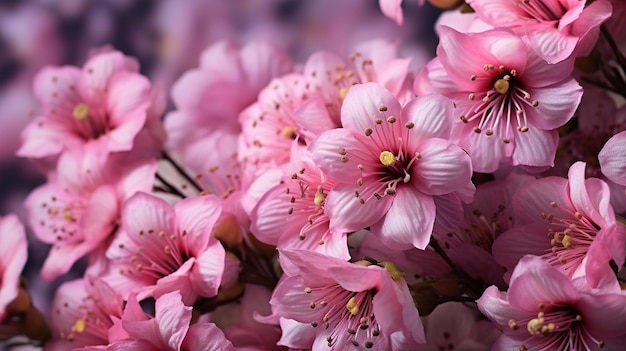 Bloemen achtergrond banner textuur close-up van roze bloeiende chrysanten veld van chrysanten